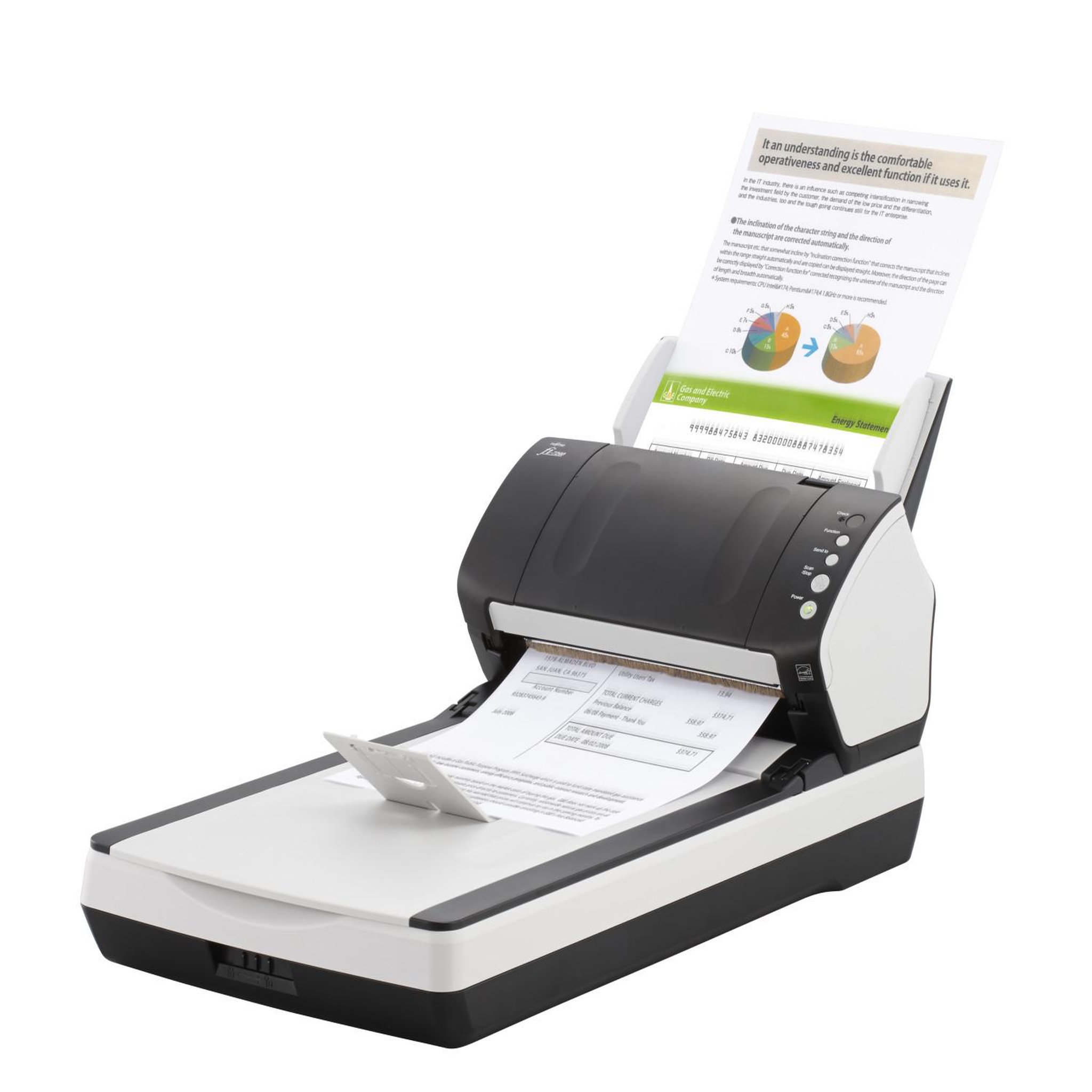 Voir la diapositive 2 : FUJITSU Scanner Fujitsu FI-7240 avec chargeur automatique et résolution 600 x 600 DPI