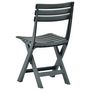 Voir la diapositive 5 : VIDAXL Chaises de jardin pliables lot de 2 Plastique Vert