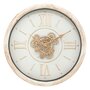 Voir la diapositive 1 : ATMOSPHERA Horloge murale avec mécanisme en bois SONIKA - Diam 50 cm - Beige
