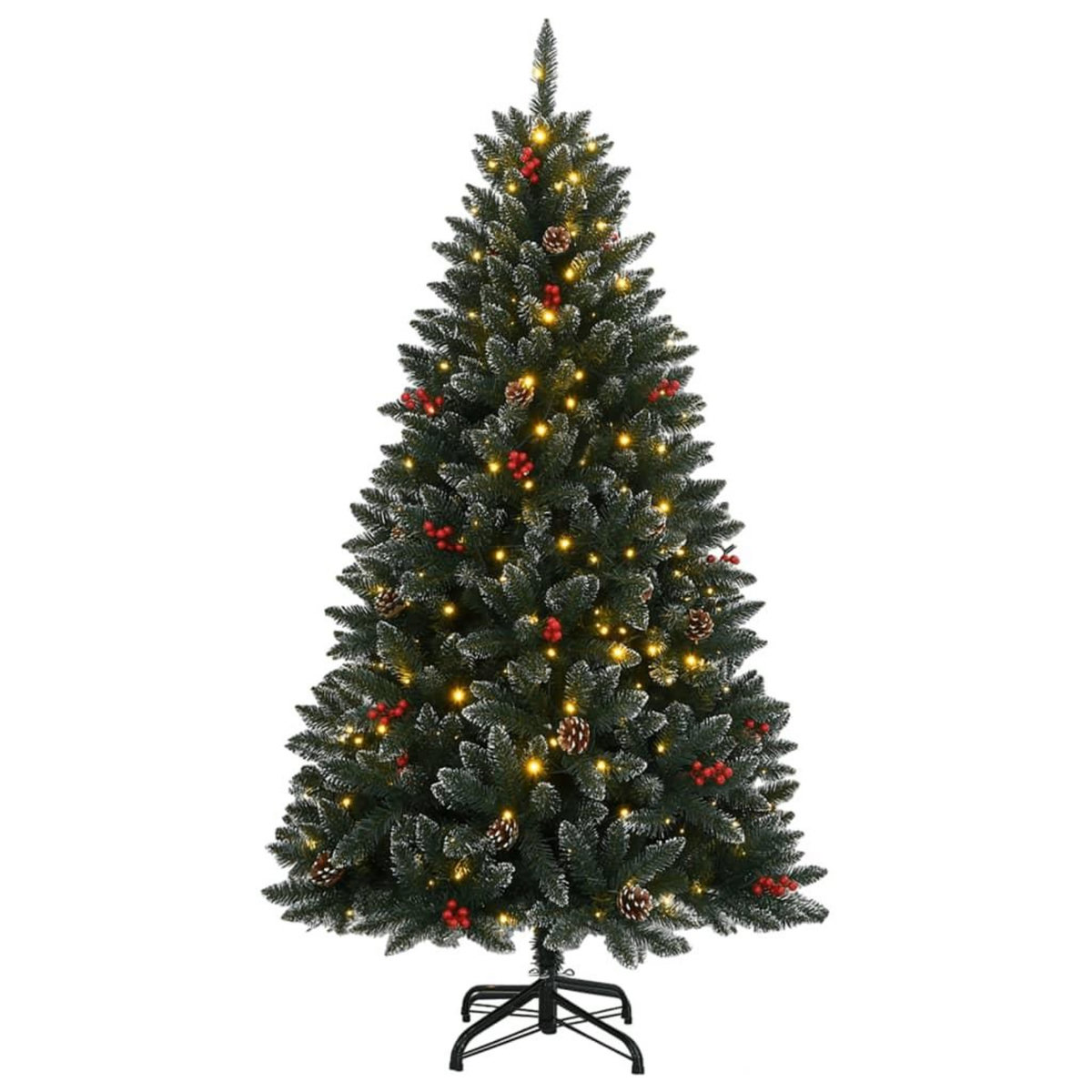 VIDAXL Sapin de Noël artificiel 300 LED 210 cm