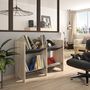 Voir la diapositive 1 : Meuble de rangement pour vinyles L119xH80xP40cm ATLANTA