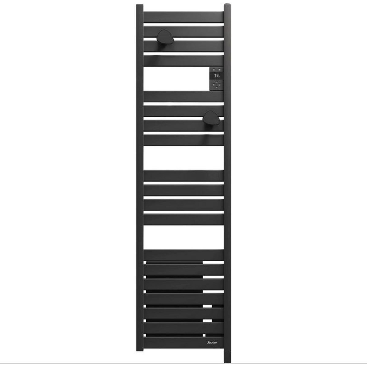 Sauter Radiateur sèche-serviettes KELUD SLIM VENTILO anthracite 1500W