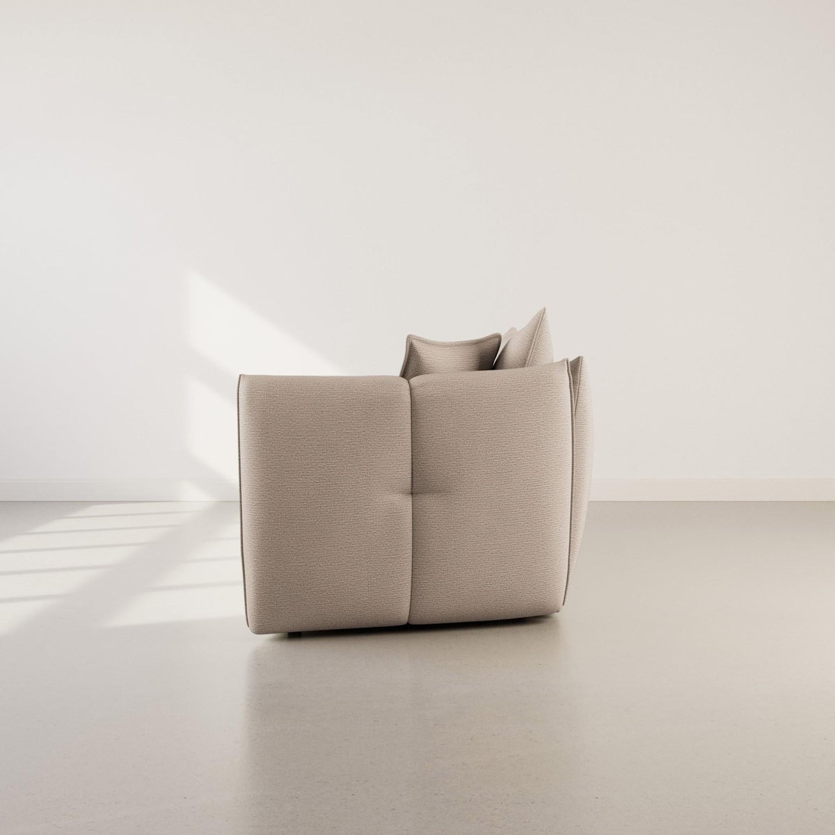 LISA DESIGN Cassiopee - canapé d'angle gauche 4 places en tissu texturé