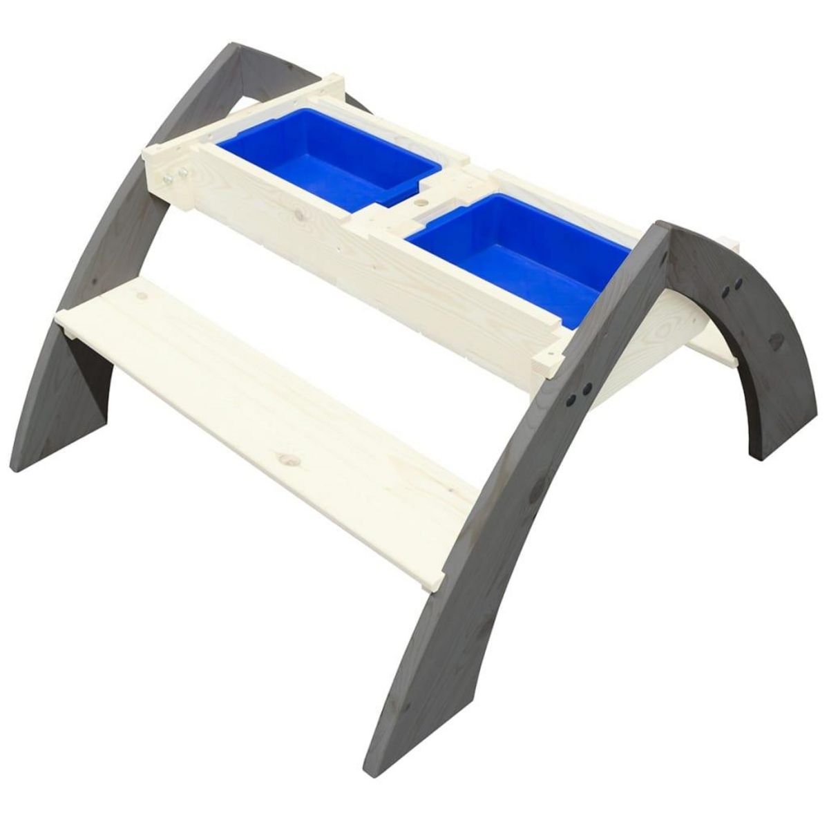 Axi AXI Table de pique-nique d'enfants Delta Gris et blanc A031.023.00