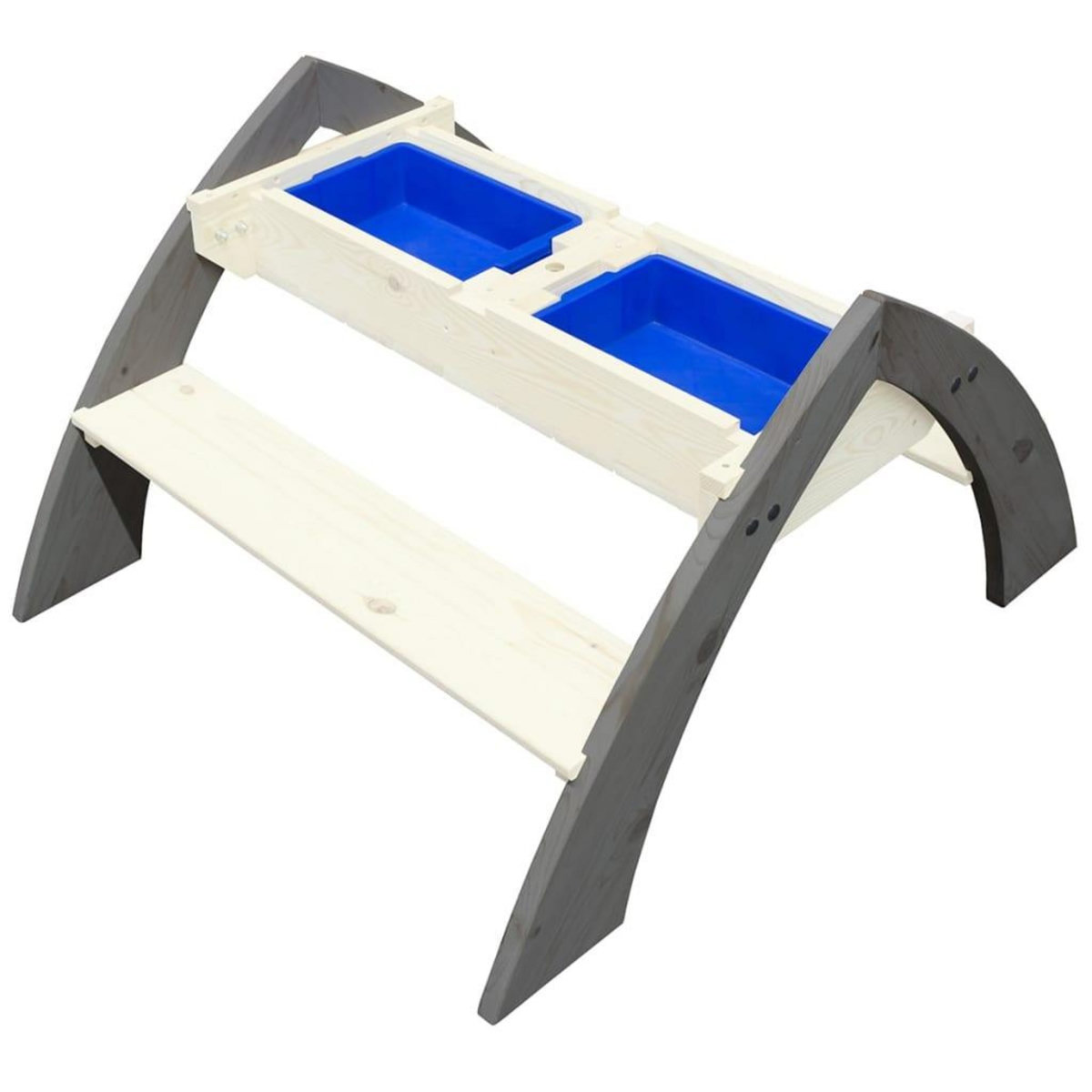 Axi AXI Table de pique-nique d'enfants Delta Gris et blanc A031.023.00