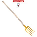 OUTILS PERRIN Fourche de 27cm, manche 100cm - Miel