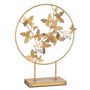 Voir la diapositive 2 : Paris Prix Photophore Design Papillon en Métal  Fly  46cm Or
