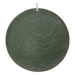 COMPTOIR DE LA BOUGIE Bougie Boule  Rustic  10cm Vert Eucalyptus