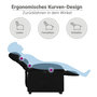 Voir la diapositive 6 : VIDAXL Fauteuil inclinable de massage Noir Similicuir