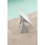 Voir la diapositive 3 : Paris Prix Table d'Appoint de Jardin Pliante  Marius  43cm Blanc