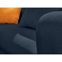 Voir la diapositive 4 : LISA DESIGN Albane - canapé d'angle gauche - 4 places - convertible avec coffre - en velours côtelé