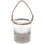 COMPTOIR DE LA BOUGIE Bougie Parfumée avec Anse  Corde  780g Vanille