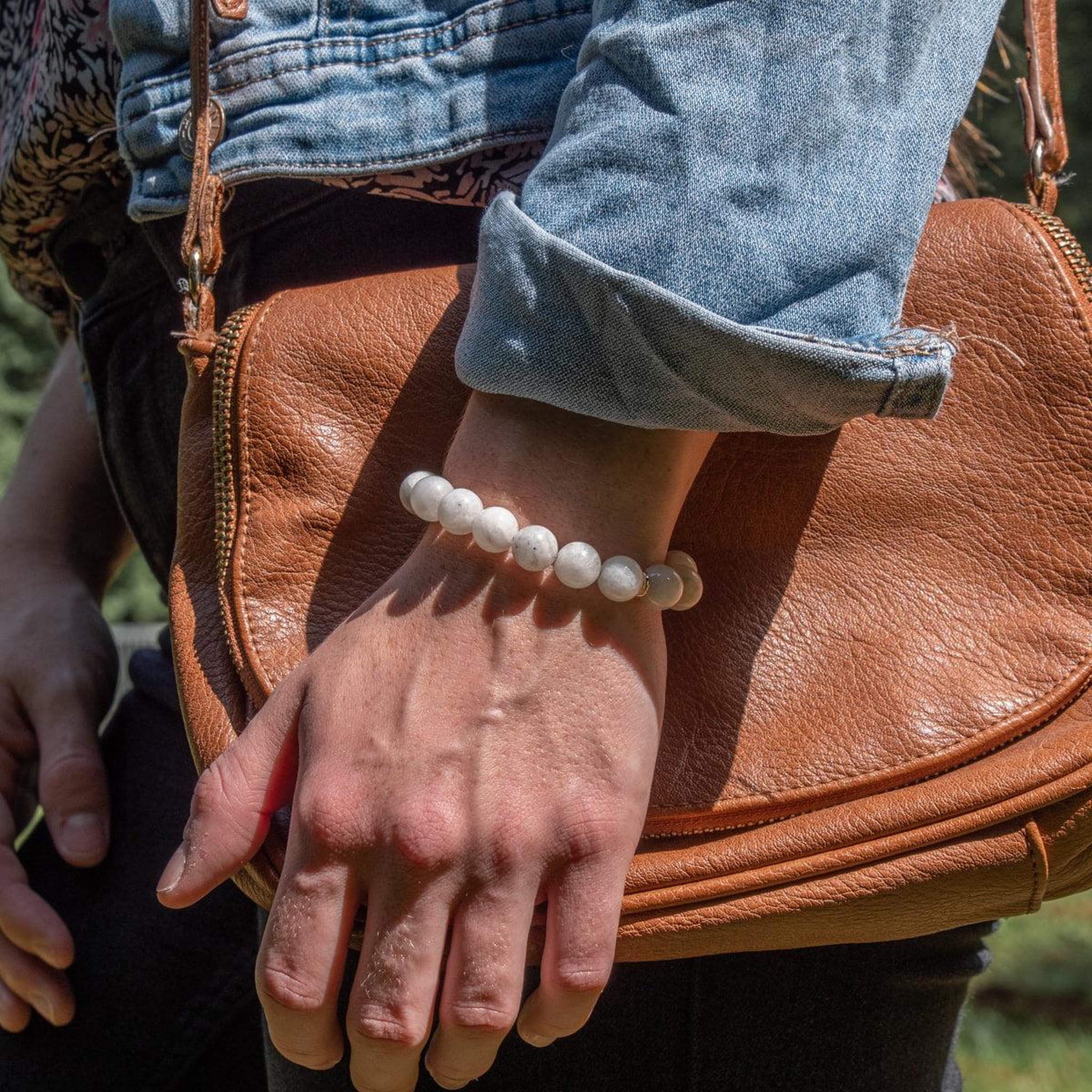 Voir la diapositive 4 : SLOYA Bracelet Kamelia en pierres de Lune