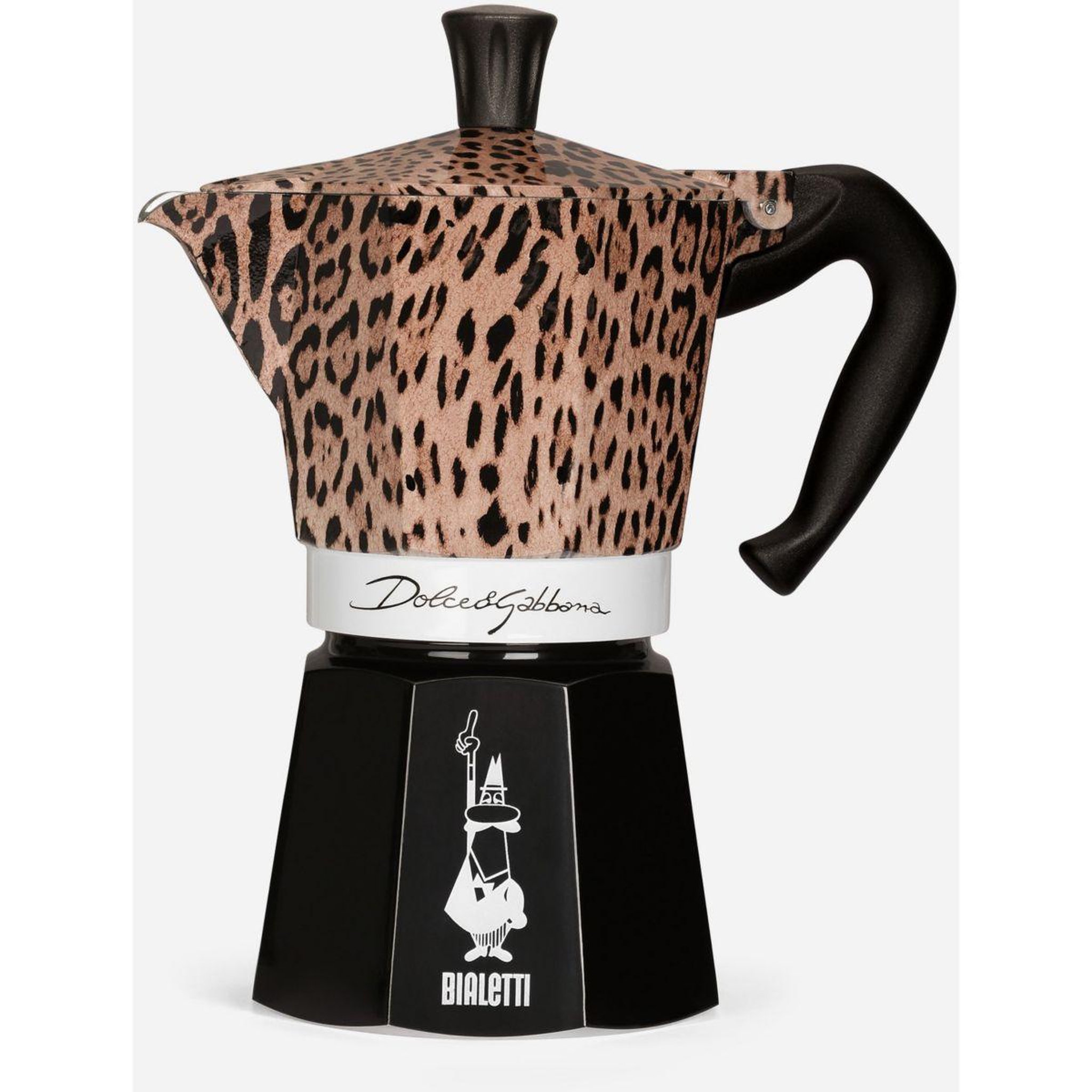 Voir la diapositive 1 : BIALETTI Cafetière italienne Moka Dolce&Gabbana Leopard - capacité 6 tasses