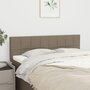 Voir la diapositive 1 : VIDAXL Tetes de lit 2 pcs Taupe 72x5x78/88 cm Tissu