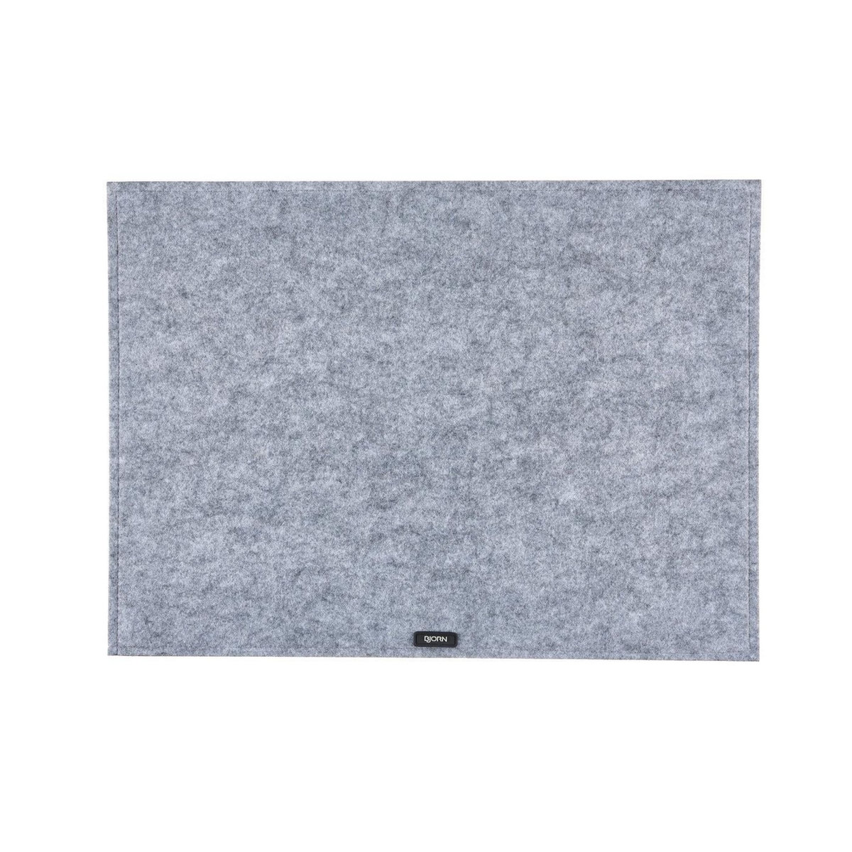 BJORN Set de table rectangulaire - 6 pièces - Feutre recyclé gris