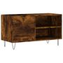 Voir la diapositive 2 : VIDAXL Armoire a disques chene fume 85x38x48 cm bois d'ingenierie