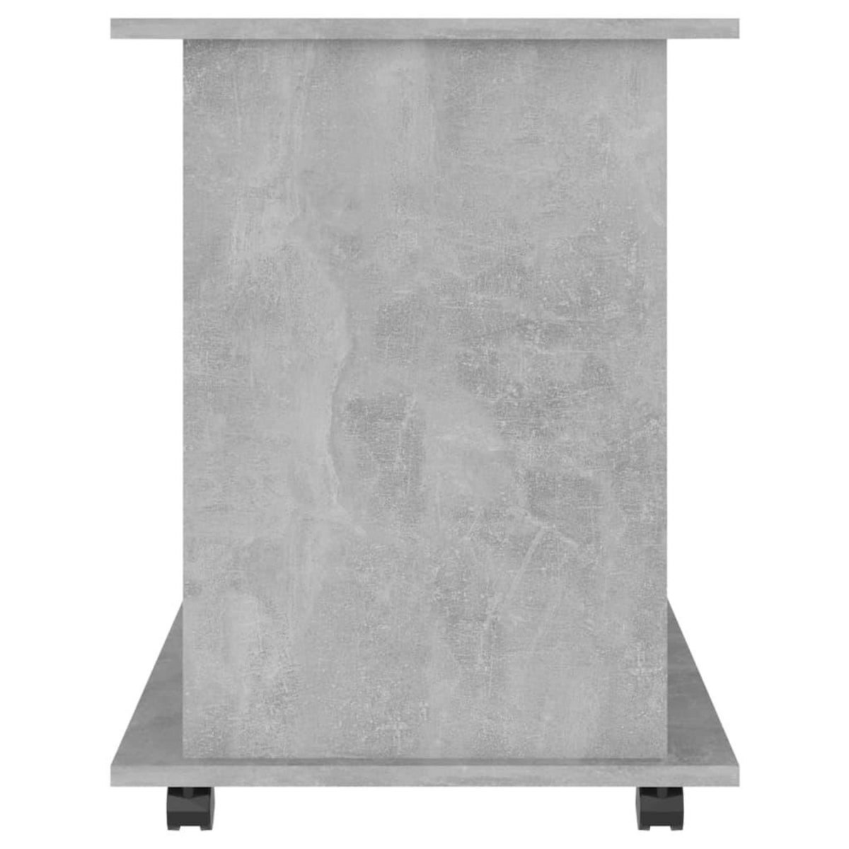 VIDAXL Armoire a roulettes Gris beton 60x45x60 cm Bois d'ingenierie
