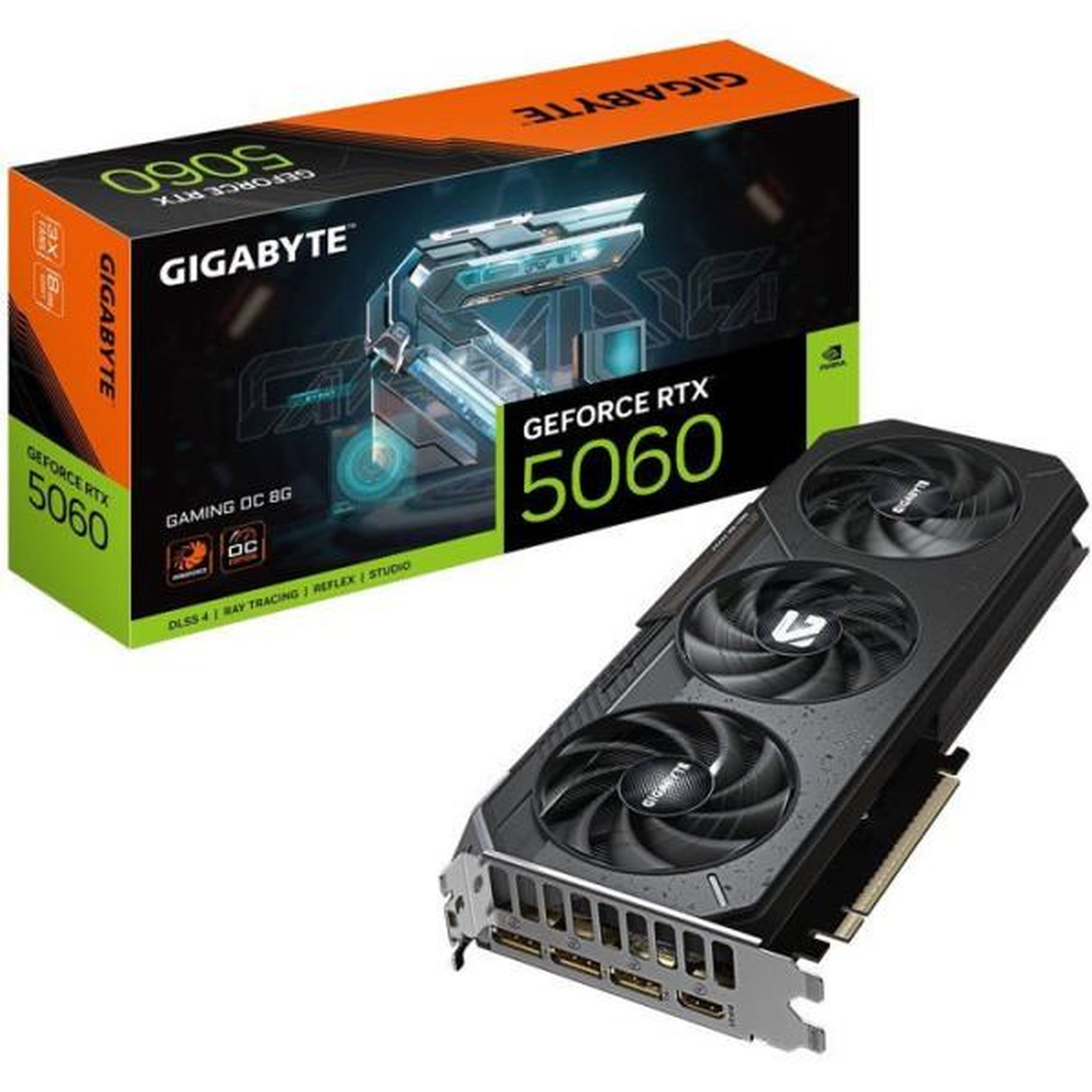 Voir la diapositive 1 : Gigabyte GIGABYTE - GAMING - Carte graphique - NVIDIA RTX 5060 OC - 8 Go