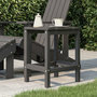 Voir la diapositive 1 : VIDAXL Table de jardin Adirondack Anthracite 38x38x46 cm PEHD