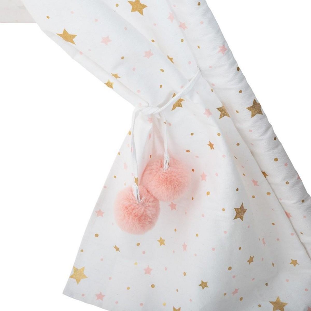 ATMOSPHERA Tipi déco pour enfant h160cm blanc or