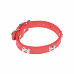Paris Prix Collier Fantaisie pour Chien  Os  35cm Rouge
