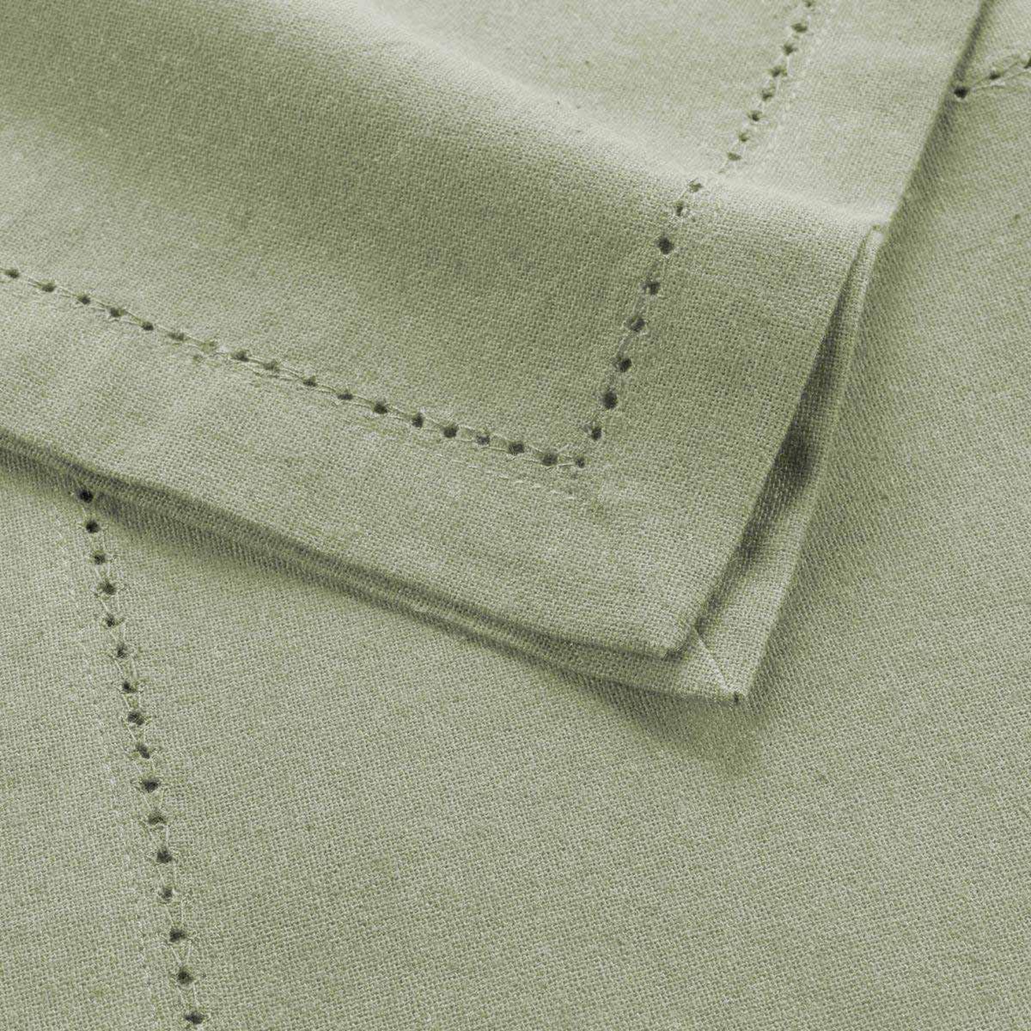 Voir la diapositive 2 : Douceur d'Intérieur Lot de 3 serviettes de table  charline  40x40cm kaki
