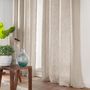 Voir la diapositive 4 : Paris Prix Rideau Voilage à Œillets  Cloris  140x280cm Taupe