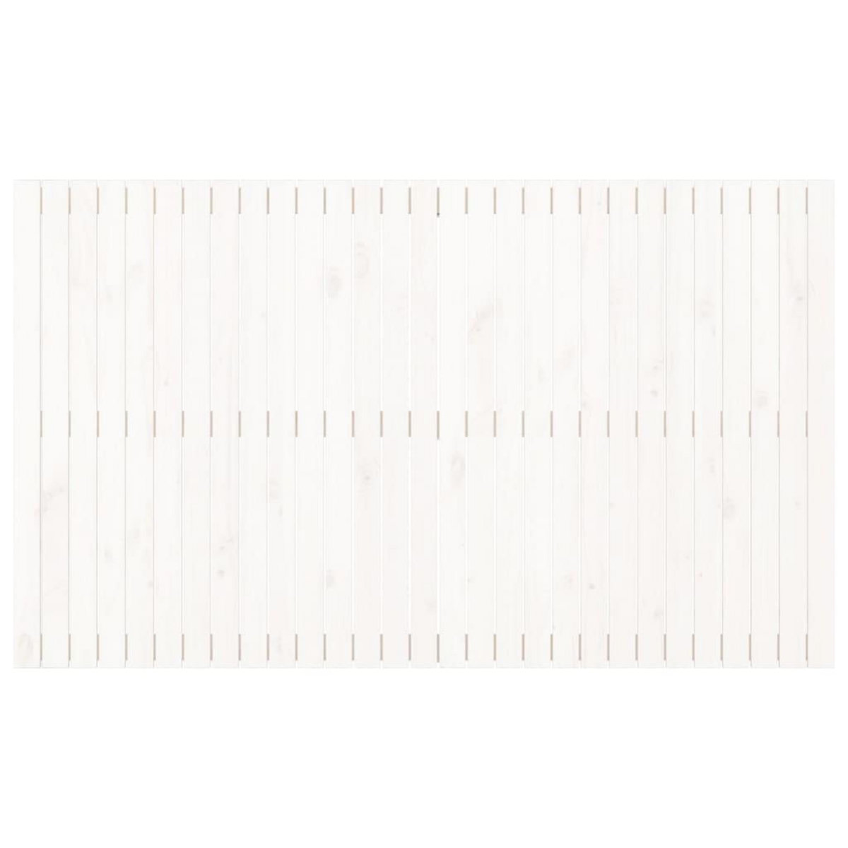 VIDAXL Tete de lit murale Blanc 185x3x110 cm Bois massif de pin