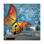 Paris Prix Papier Peint  Fiery Butterfly. Coloris disponibles : Multicolore