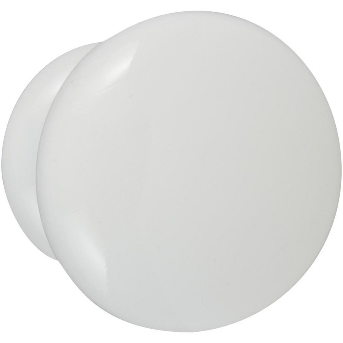 CENTRALE BRICO Bouton de meuble Univers blanc bois H.35 x l.35 x P.30 mm