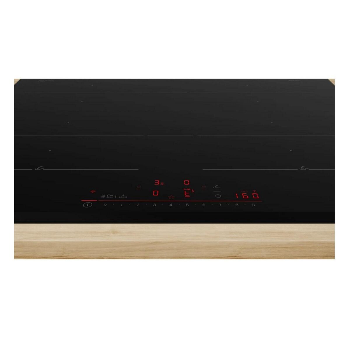 BOSCH Table de cuisson induction 60cm 4 feux 7400w noir - PXY63KHC1E