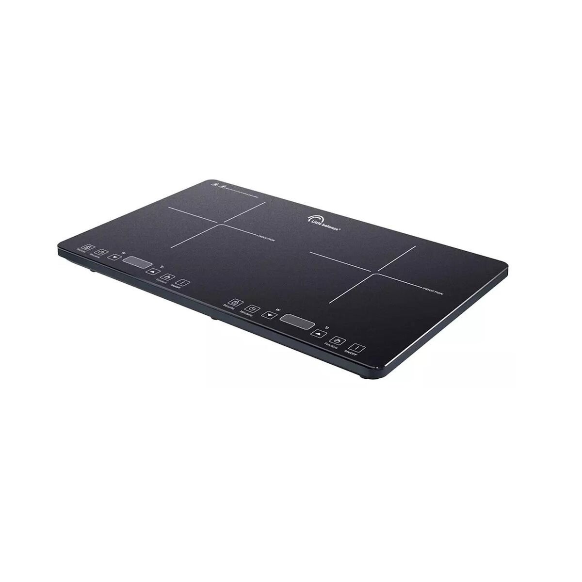 LITTLE BALANCE Table de cuisson induction 2 feux 3500w noir - 8858