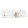 Voir la diapositive 5 : VIDAXL Buffets 3 pcs Blanc Bois d'ingenierie