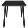 Voir la diapositive 5 : VIDAXL Table basse de jardin rectangulaire noir 80x40x37 cm rotin