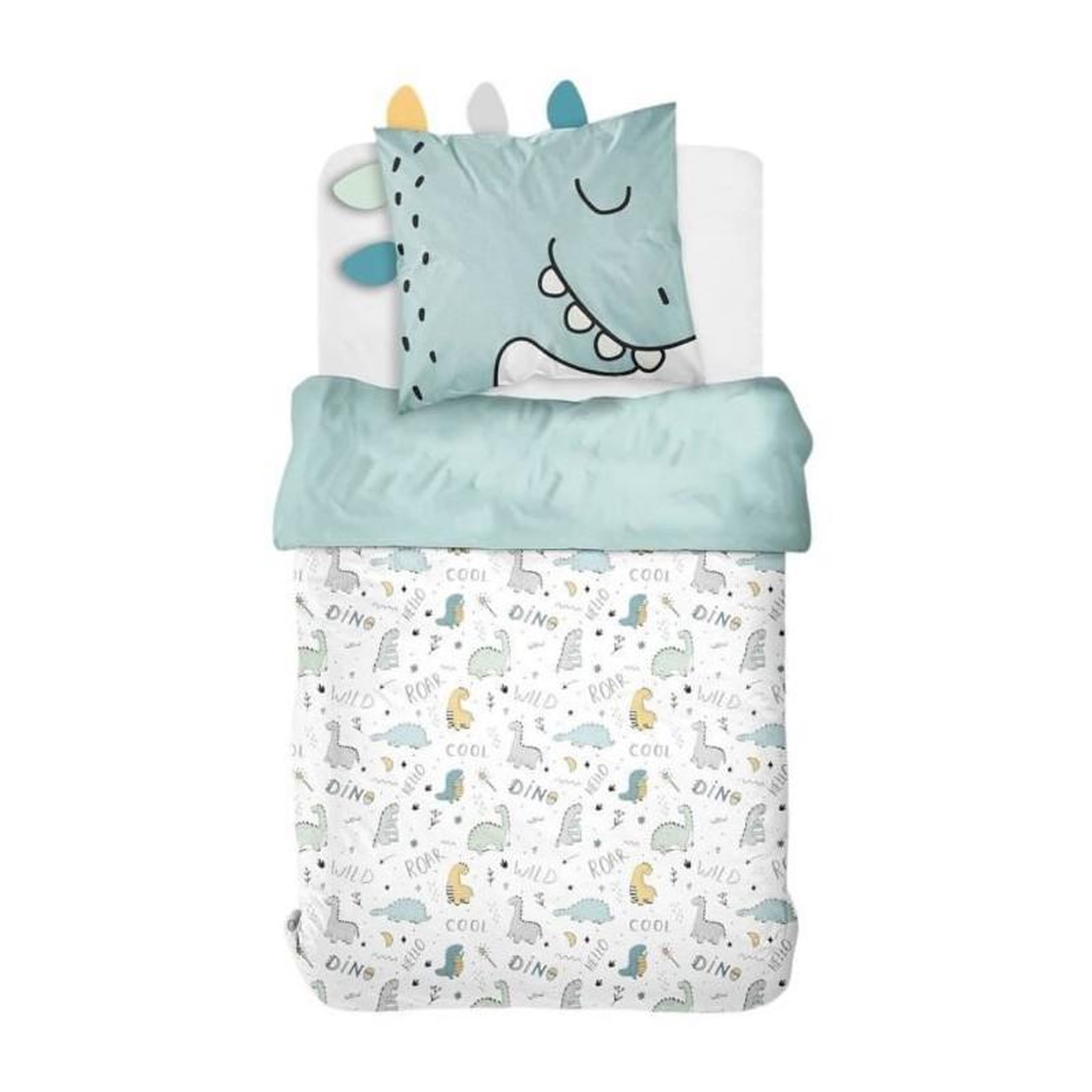 Voir la diapositive 4 : Today Parure de lit - TODAY - 140 x 200 cm - Coton 57 fils - FUNNY 3.6