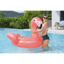 Voir la diapositive 5 : BESTWAY Bouée a chevaucher - Bestway - Flamant rose - 168 x 120 cm
