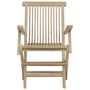 Voir la diapositive 4 : VIDAXL Chaises de jardin pliantes lot de 2 gris 56x61x89cm bois teck