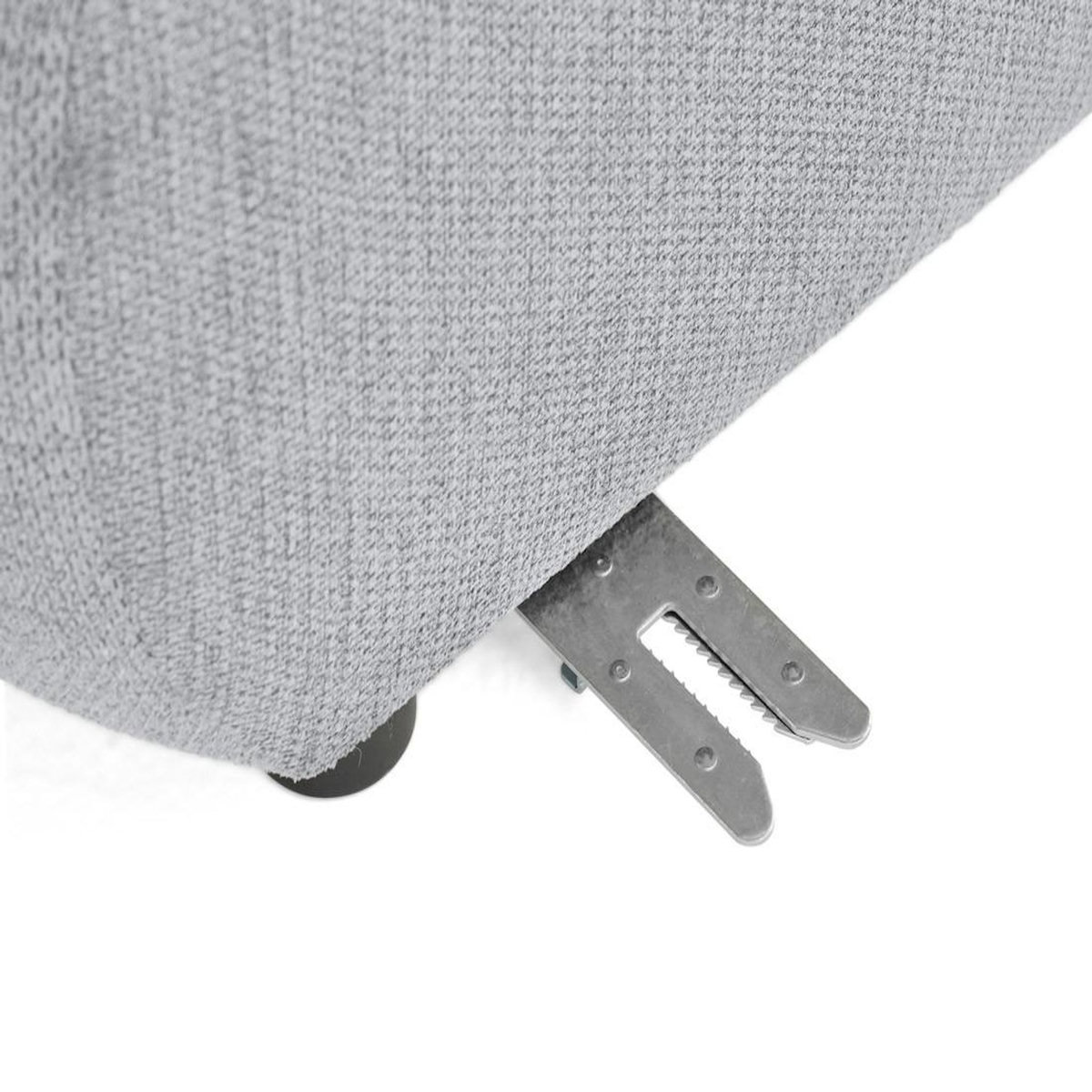 LISA DESIGN Debbie - canapé modulable d'angle réversible 4 places en tissu texturé