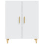 Voir la diapositive 3 : VIDAXL Buffet Blanc 70x34x90 cm Bois d'ingenierie