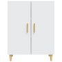 Voir la diapositive 3 : VIDAXL Buffet Blanc 70x34x90 cm Bois d'ingenierie