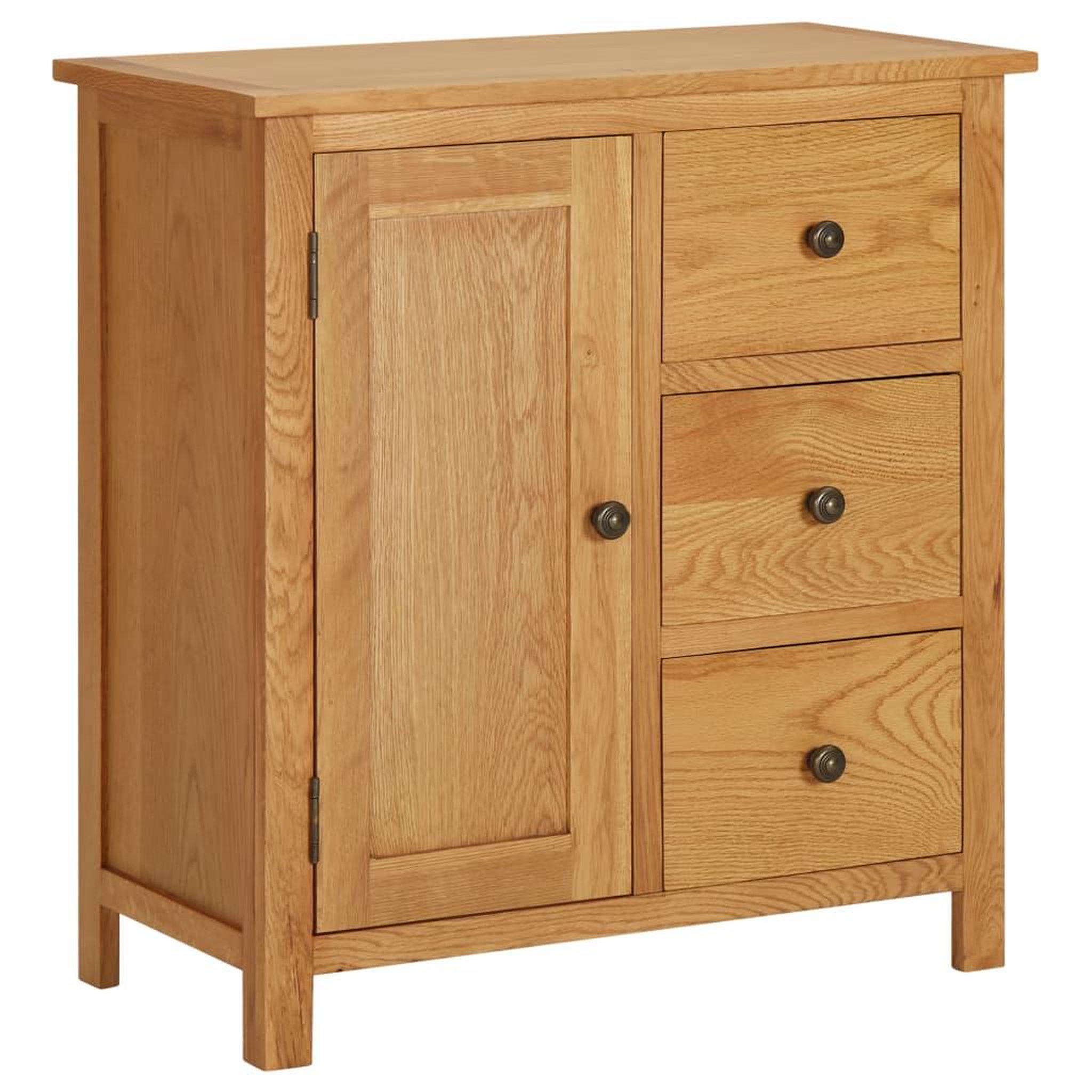 VIDAXL Placard 70x35x75 cm Bois de chene massif