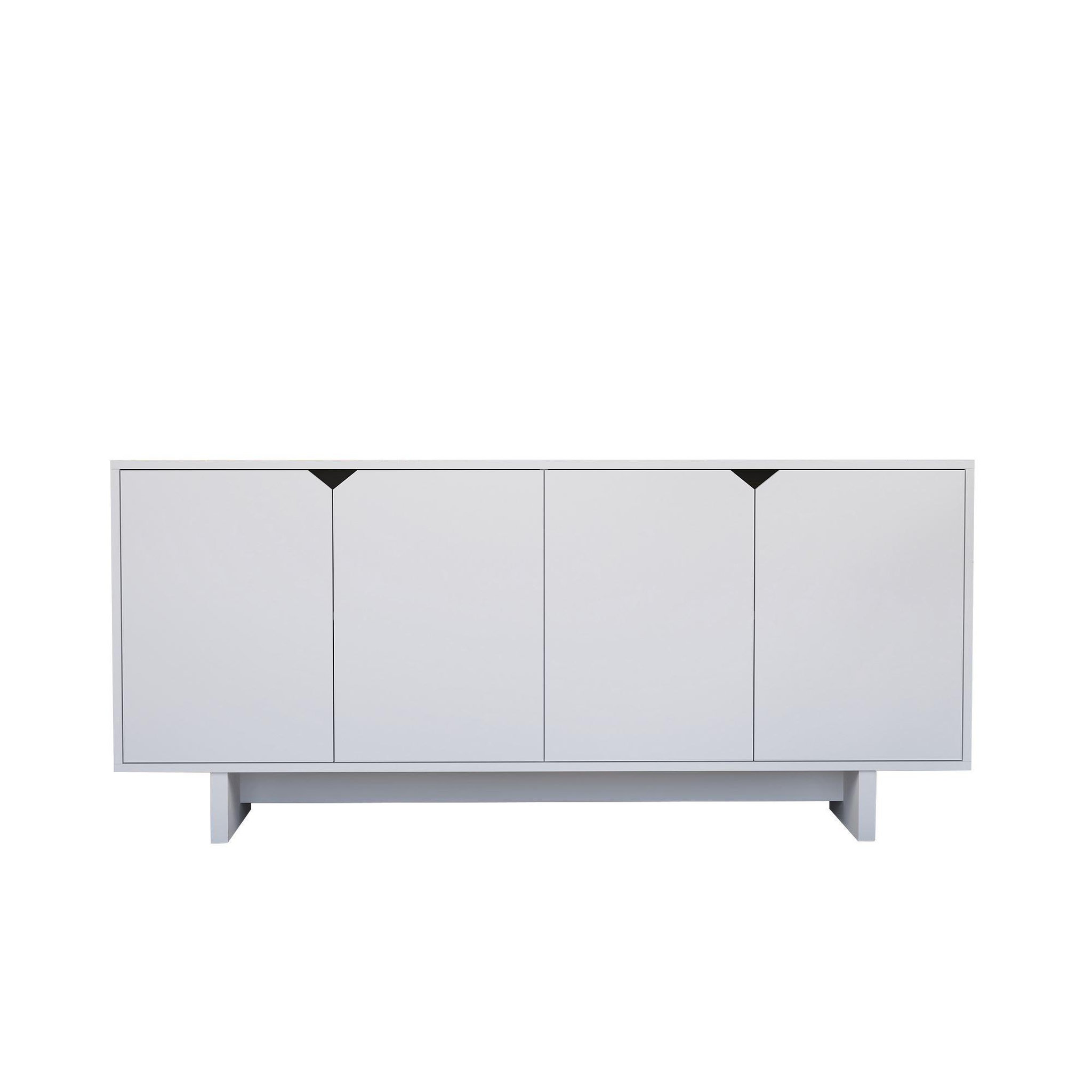 Habitat et Jardin Buffet en bois  doruk  - 180 x 40 x 81 cm - blanc