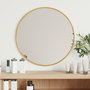 Voir la diapositive 1 : VIDAXL Miroir mural Dore Ø 40 cm Rond