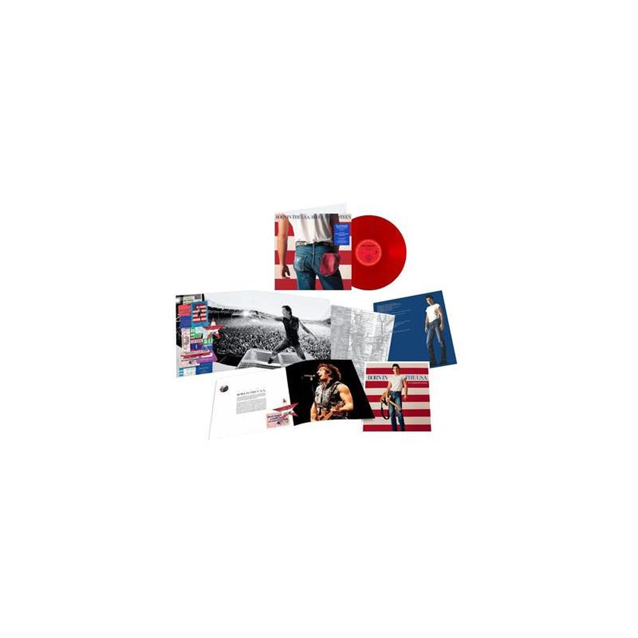 COLUMBIA Born In The U.S.A. 40th Anniversary Edition Vinyle Rouge Translucide