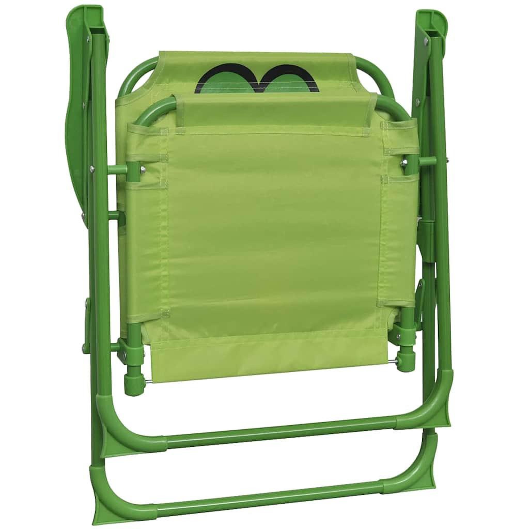 Voir la diapositive 5 : VIDAXL Ensemble de bistro avec parasol pour enfants 3 pcs Vert