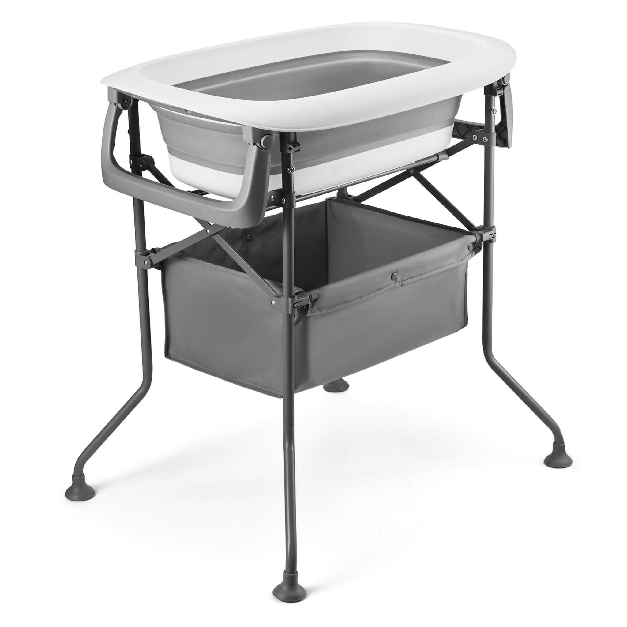 Voir la diapositive 5 : KINDERKRAFT Baignoire avec table à langer sur structure BUBBLY