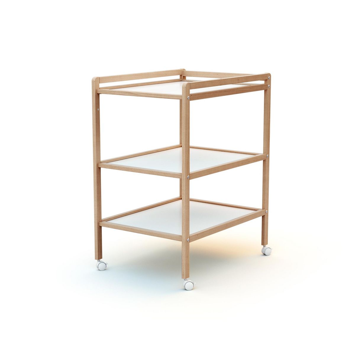 AT4 Table à langer 2 étagères ESSENTIEL en bois