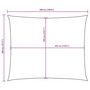 Voir la diapositive 6 : VIDAXL Voile de parasol tissu oxford rectangulaire 4x5 m beige