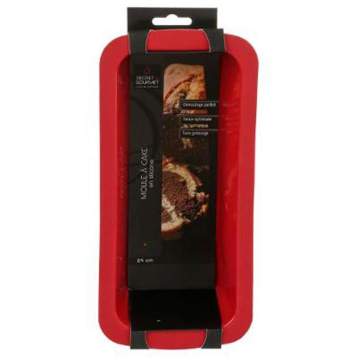 FIVE Moule à Cake Silicone  Silipro  27cm Rouge